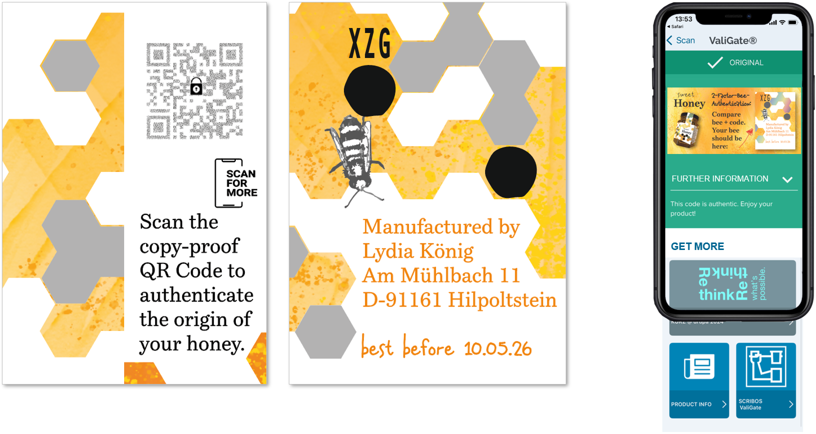 Honey Package — Anti-Counterfeit Protection image 2